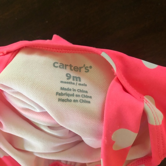 Carters Bathing suit and Summer Hat 9 mo - Picture 4 of 7